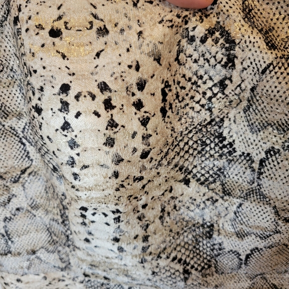 HUTCH Snakeskin Dress Spaghetti Straps Ruf… - Picture 8 of 8